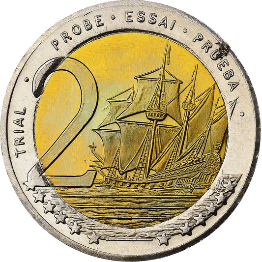 Andora, 
  
  2 euro, 
  
  Wersja testowa Fantasy Euro