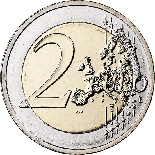 Estland, 
  
  2 euro, 
  
  Koloriert