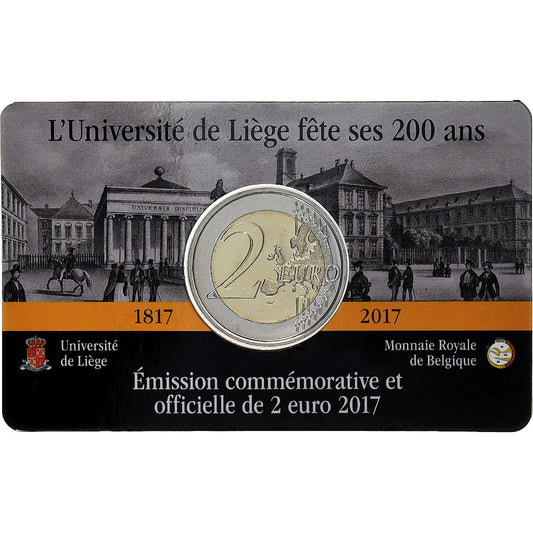Belgia, 
  
  2 euro, 
  
  200 Jahre – Universität Lüttich