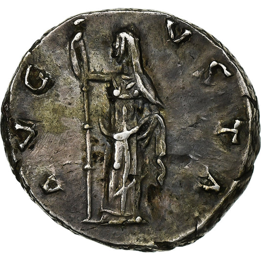 Diwa Faustyna I, 
  
  Denar, 
  
  141 p.n.e