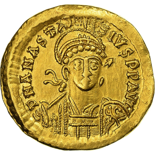 Anastazjusz I, 
  
  Solidus, 
  
  491-518