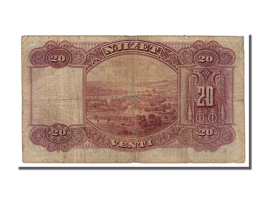 Banknot, 
  
  Albania, 
  
  20 Franka Ari