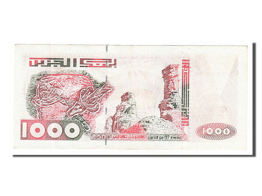 Banknot, 
  
  Algieria, 
  
  1000 dinarów