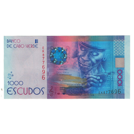 Banknot, 
  
  Republika Zielonego Przylądka, 
  
  1000 escudo