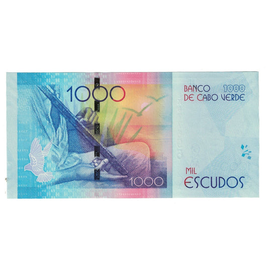 Banknot, 
  
  Republika Zielonego Przylądka, 
  
  1000 escudo