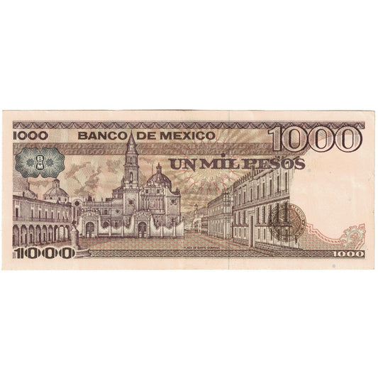 Banknot, 
  
  Meksyk, 
  
  1000 peso