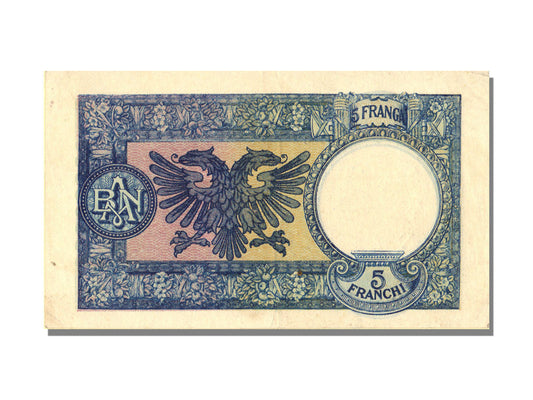 Banknot, 
  
  Albania, 
  
  5 Franga