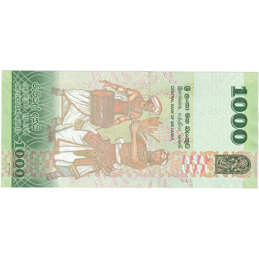 Sri Lanka, 
  
  1000 rupii, 
  
  2020