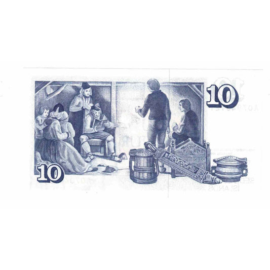 Banknot, 
  
  Islandia, 
  
  10 koron
