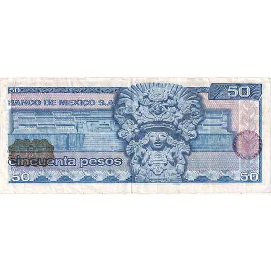 Meksyk, 
  
  50 peso, 
  
  1976-07-08