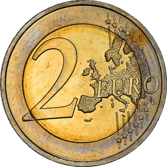 Malta, 
  
  2 euro, 
  
  Malteserkreuz