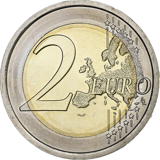 włoski, 
  
  2 euro, 
  
  Leonarda da Vinci