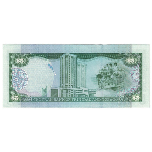 Banknot, 
  
  Trynidad i Tobago, 
  
  5 dolarów