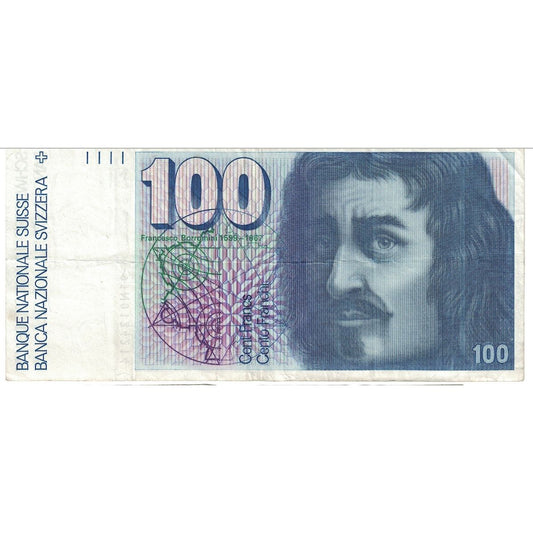 Banknot, 
  
  Szwajcaria, 
  
  100 Franków