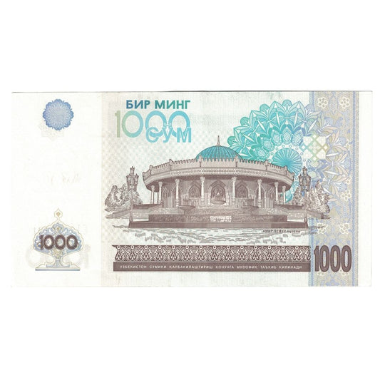 Banknot, 
  
  Uzbekistan, 
  
  Suma 1000