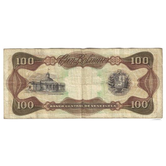 Banknot, 
  
  Wenezuela, 
  
  100 boliwarów