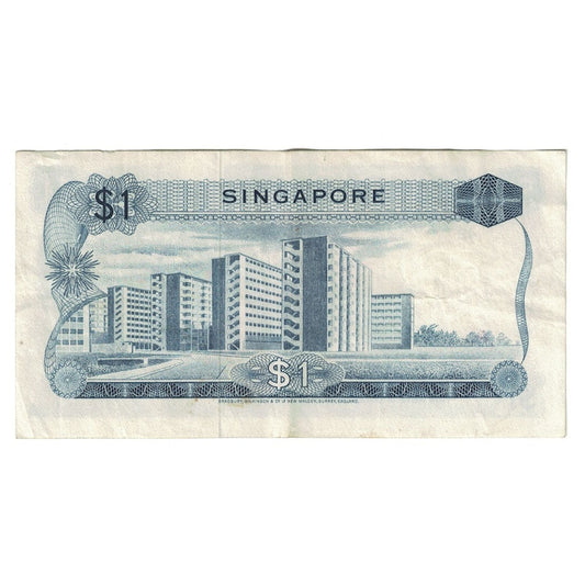 Banknot, 
  
  Singapur, 
  
  1 dolar