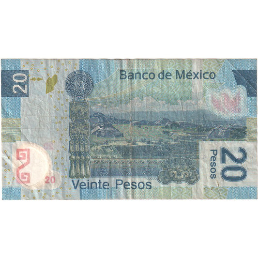 Meksyk, 
  
  20 peso, 
  
  2006