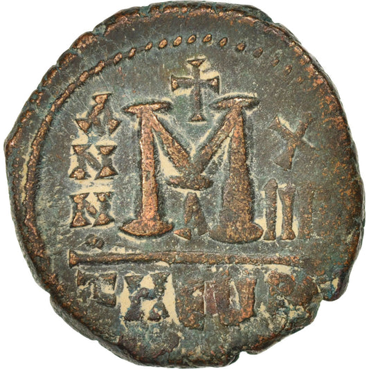 Moneta, 
  
  Maurycy Tyberiusz, 
  
  Follis