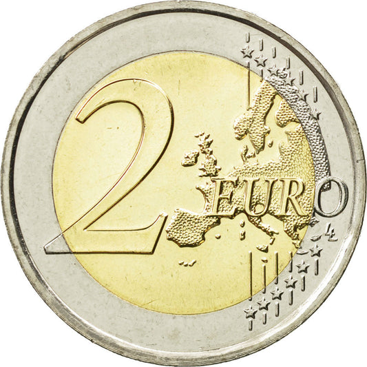 włoski, 
  
  2 euro, 
  
  Doppelporträt