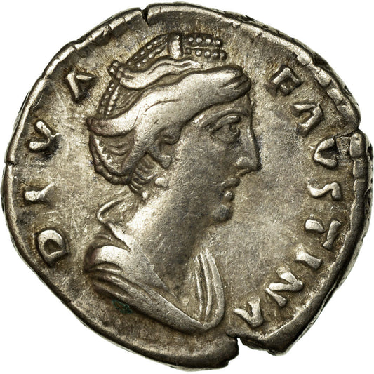 Moneta, 
  
  Faustyna I, 
  
  Denar