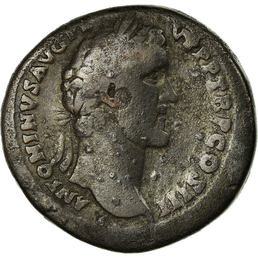 Moneta, 
  
  Antonin Pius, 
  
  Sestercjusz