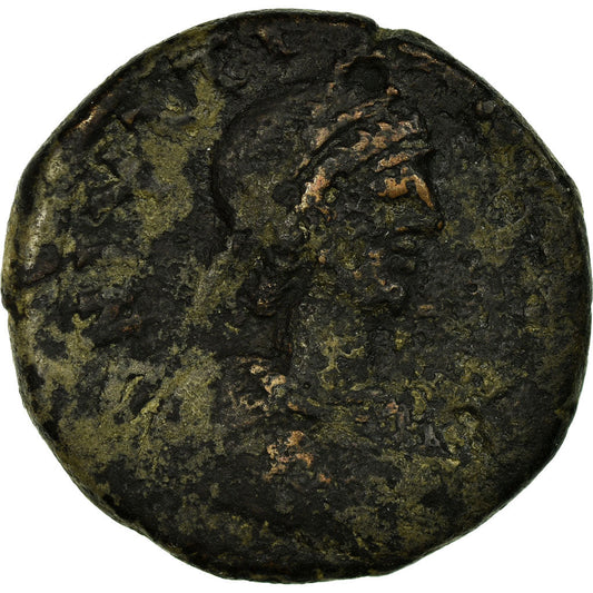 Moneta, 
  
  Justynian I, 
  
  Follis
