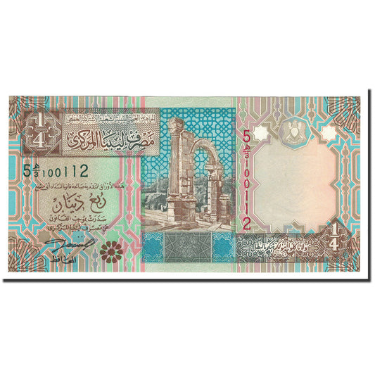 Banknot, 
  
  Libia, 
  
  1/4 dinara