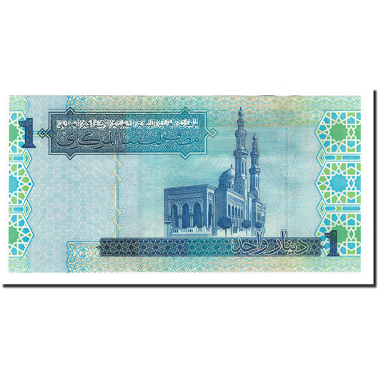 Banknot, 
  
  Libia, 
  
  1 dinar