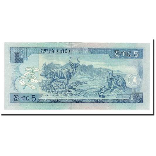 Banknot, 
  
  Etiopia, 
  
  5 Birr
