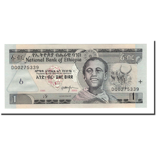 Banknot, 
  
  Etiopia, 
  
  1 Birr