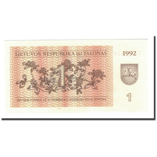 Banknot, 
  
  Litwa, 
  
  1 (Talony)