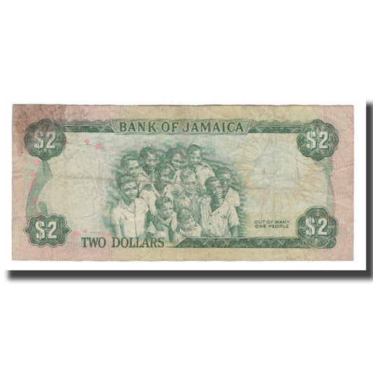 Banknot, 
  
  Jamajka, 
  
  2 dolary