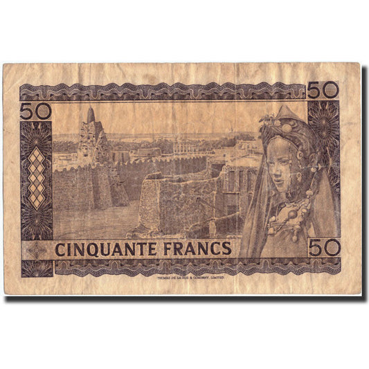 Banknot, 
  
  Mali, 
  
  50 franków