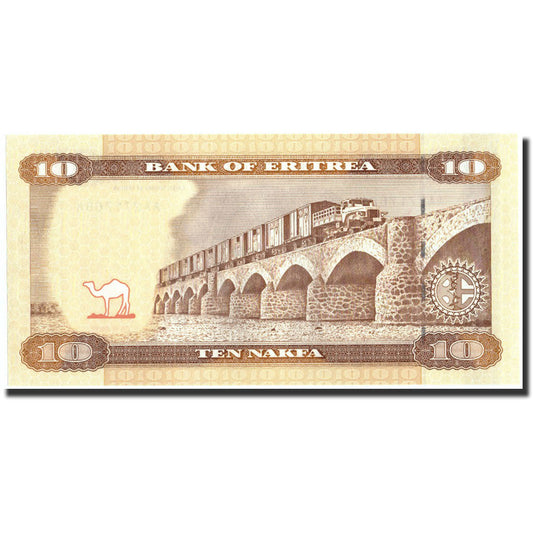 Banknot, 
  
  Erytrea, 
  
  10 Nakfa