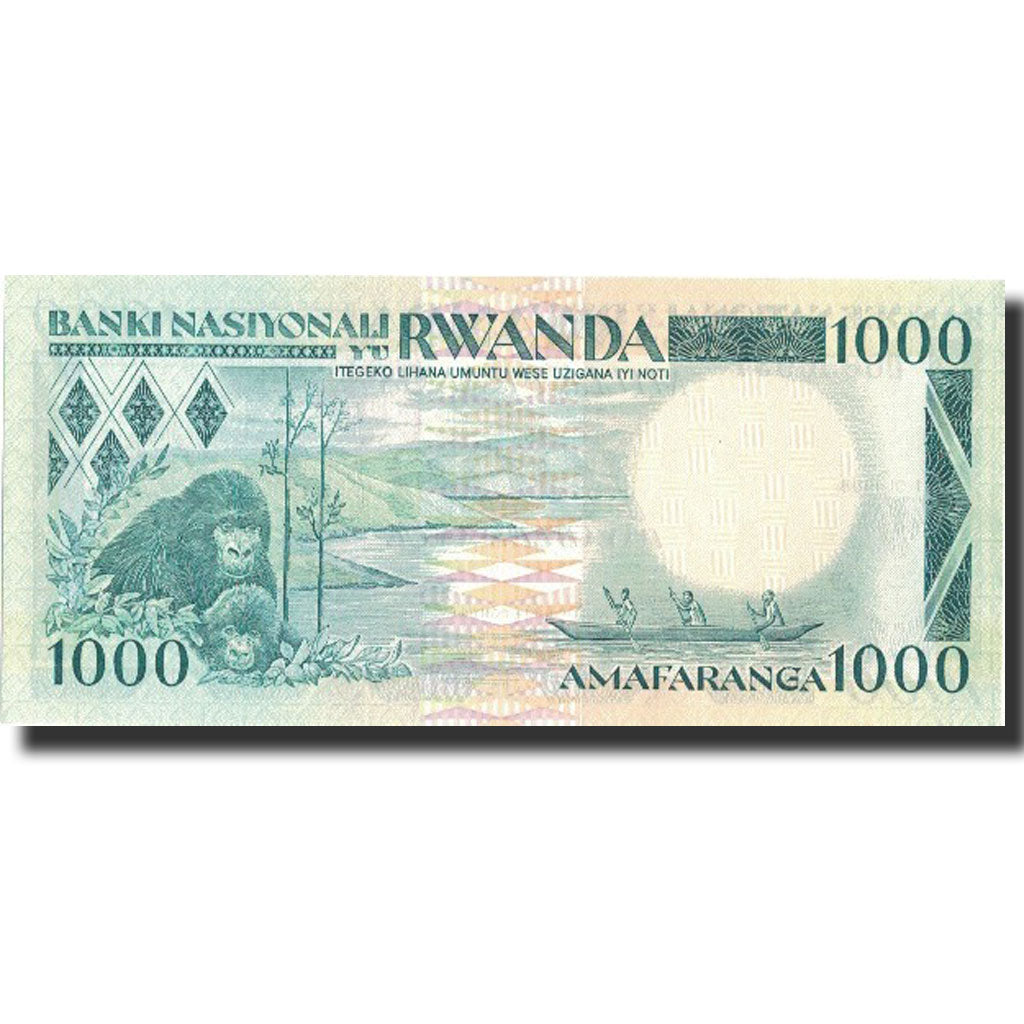 Banknot, 
  
  Rwanda, 
  
  1000 franków