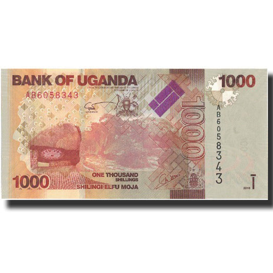 Banknot, 
  
  Uganda, 
  
  1000 szylingów