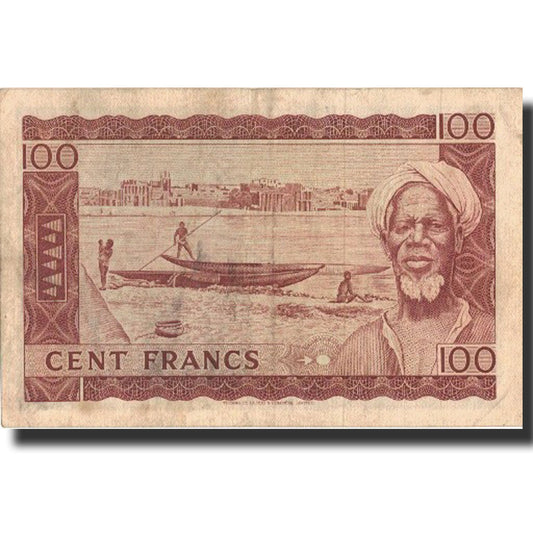 Banknot, 
  
  Mali, 
  
  100 franków