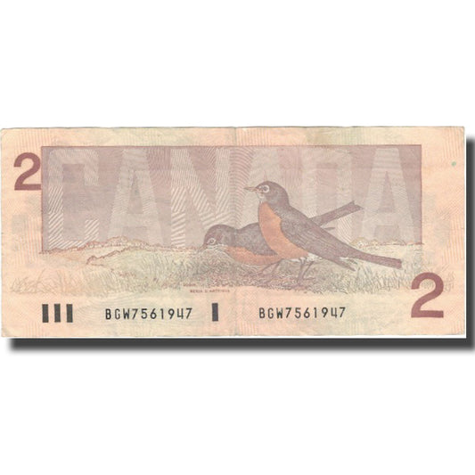 Banknot, 
  
  Kanada, 
  
  2 dolary
