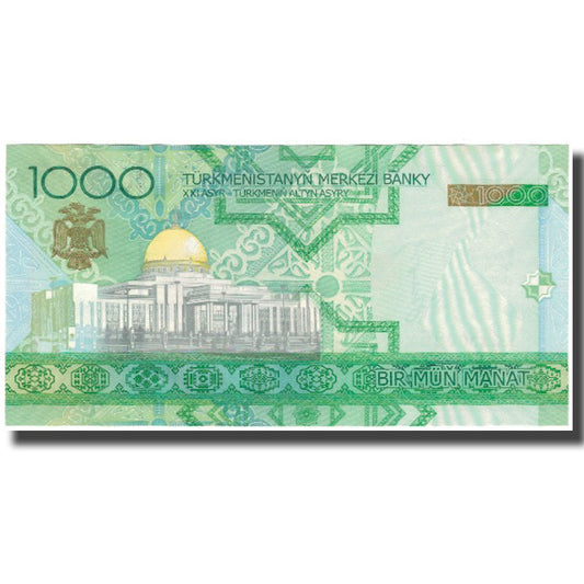 Banknot, 
  
  Turkmenistan, 
  
  1000 Manatów