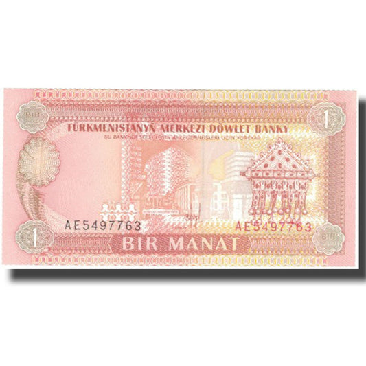 Banknot, 
  
  Turkmenistan, 
  
  1 Manat
