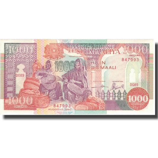 Banknot, 
  
  Somali, 
  
  1000 Shilin = 1000 Szylingów