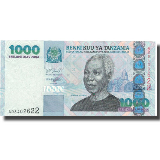 Banknot, 
  
  Tanzania, 
  
  1000 Shilingi