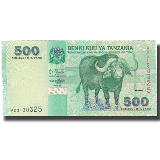 Banknot, 
  
  Tanzania, 
  
  500 Shilingi