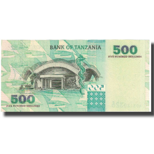 Banknot, 
  
  Tanzania, 
  
  500 Shilingi