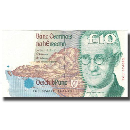 Banknot, 
  
  Irlandia - Republika, 
  
  10 funtów