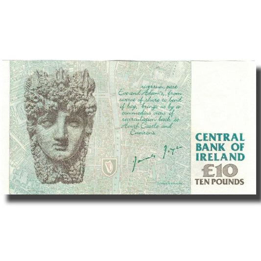 Banknot, 
  
  Irlandia - Republika, 
  
  10 funtów
