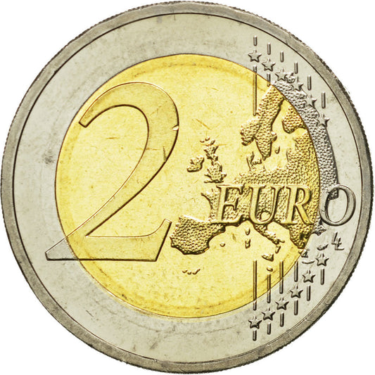 DEUTSCHLAND - BUNDESREPUBLIK, 
  
  2 euro, 
  
  10. Jahrestag von EMU