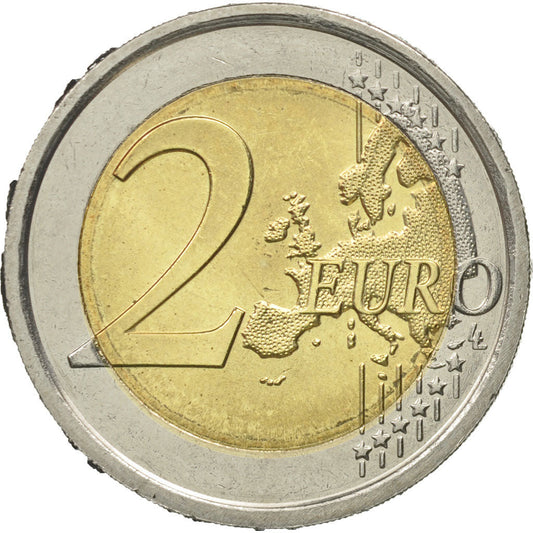 włoski, 
  
  2 euro, 
  
  100. Todestag von Giovanni Pascoli