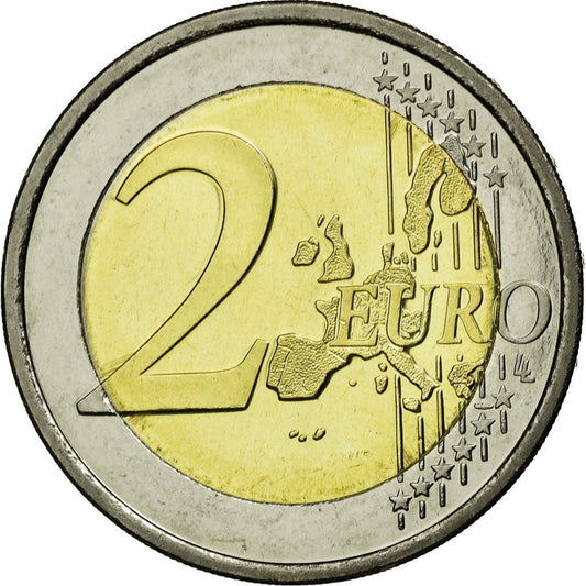 Luksemburg, 
  
  2 euro, 
  
  50. des Großherzogs Henri